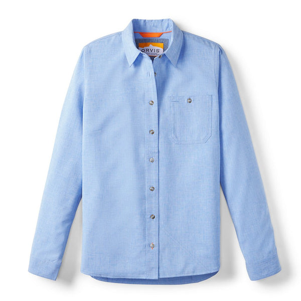 Women's Long-Sleeved Tech Chambray Work Shirt