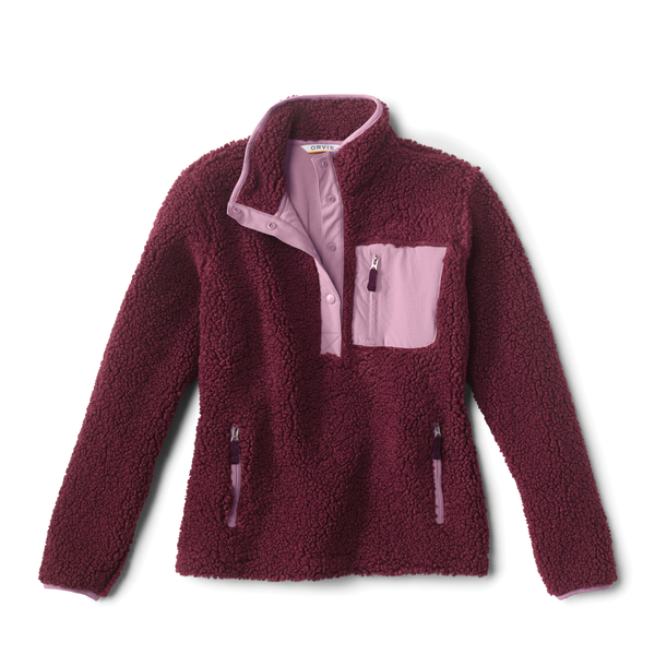 Mad River Sherpa Quarter Snap Quarter Zip Sweater Orvis UK