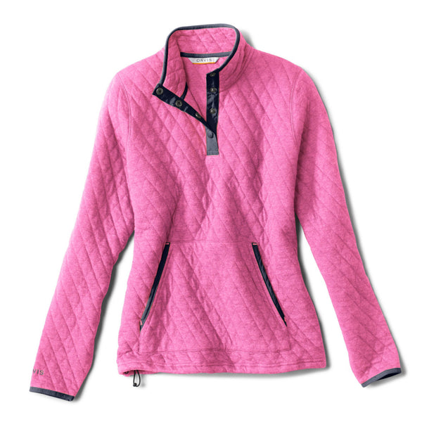 Women's Outdoor Quilted Snap Sweatshirt