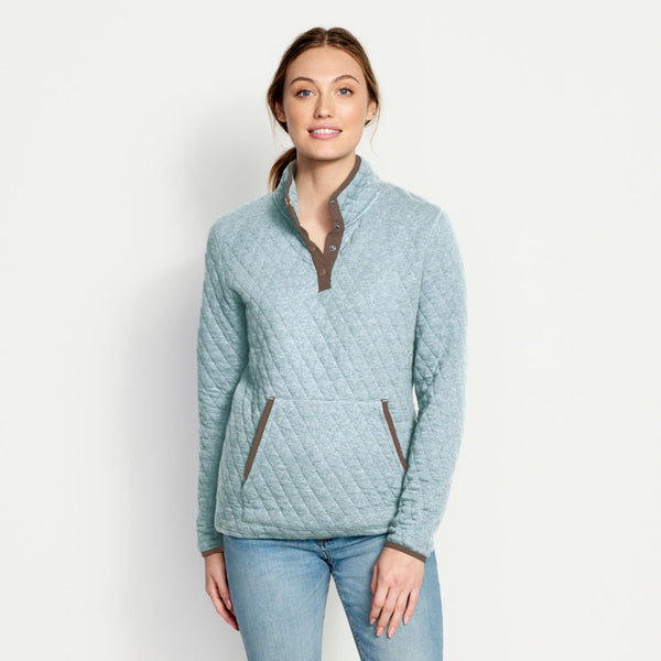 Women's Outdoor Quilted Snap Sweatshirt