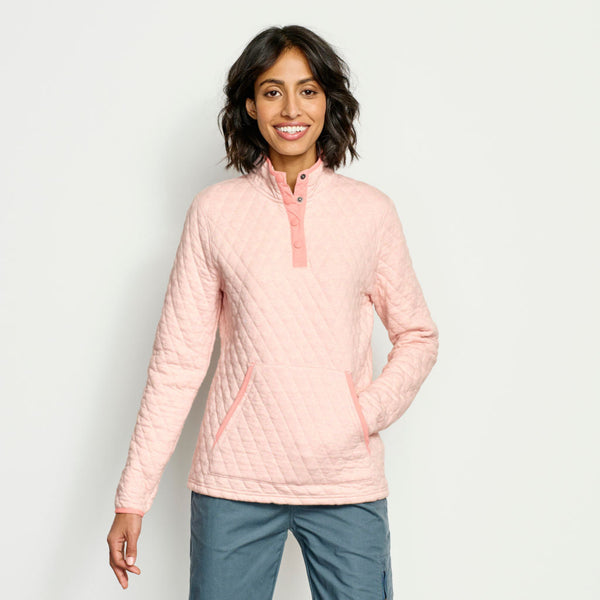 Women's Outdoor Quilted Snap Sweatshirt