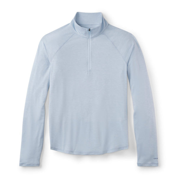 light blue hal zipped sweater on white background