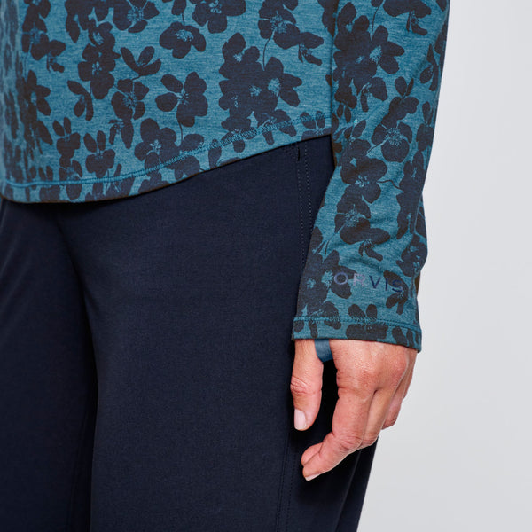Women's DriCast™ Printed Quarter Zip