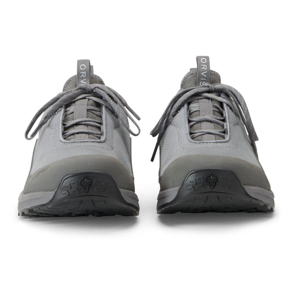 Front of Orvis wading boots