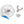 Load image into Gallery viewer, vlue and silver reel in pieces on white background
