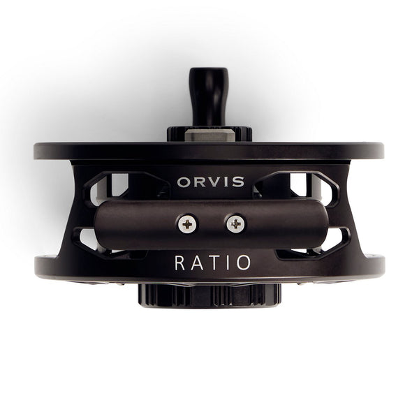 closeup of Orvis reel