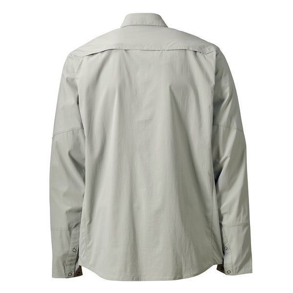 light green shirt on white background