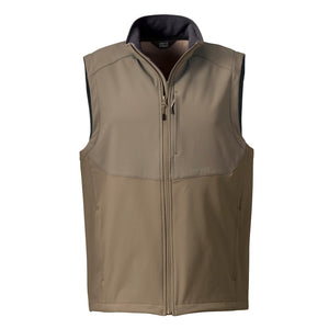 brown vest on white background