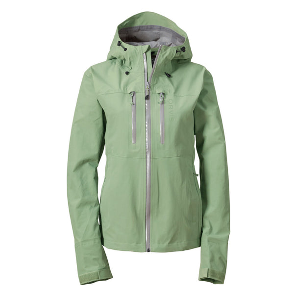 green waterproof jacket for women