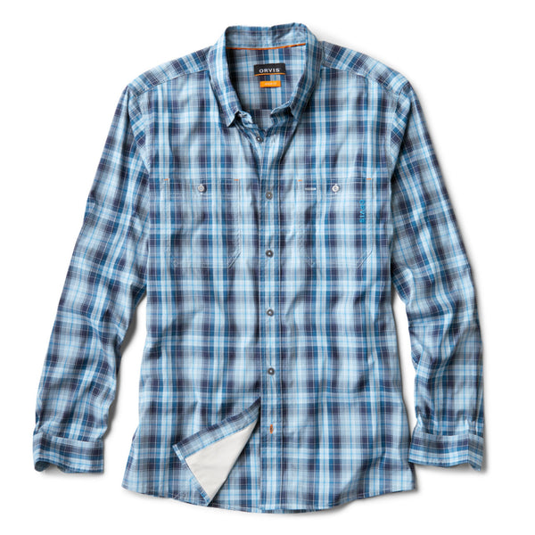 blue checkered shirt for men