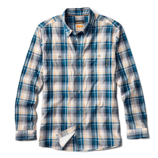 blue checkered shirt for men