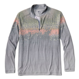 Grey half-zipped sweatshirt