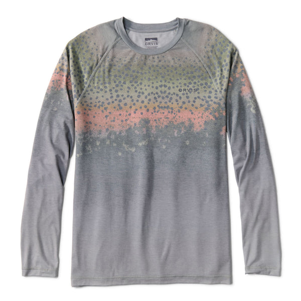 DriCast™ Printed Long-Sleeved Crew