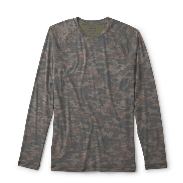 DriCast Printed Long-Sleeved Crew