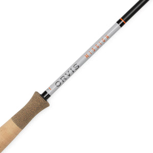 Closeup of Orvis Mission Fly rod