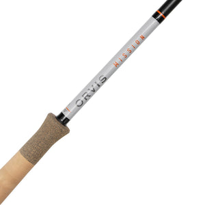 Orvis fly fishing rod on a white background