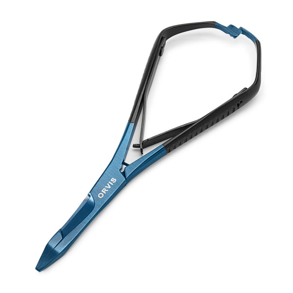 blue and black fishign sizzors from Orvis