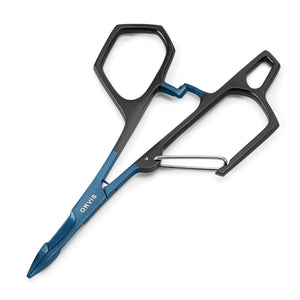 Blue fishing scissors from Orvis