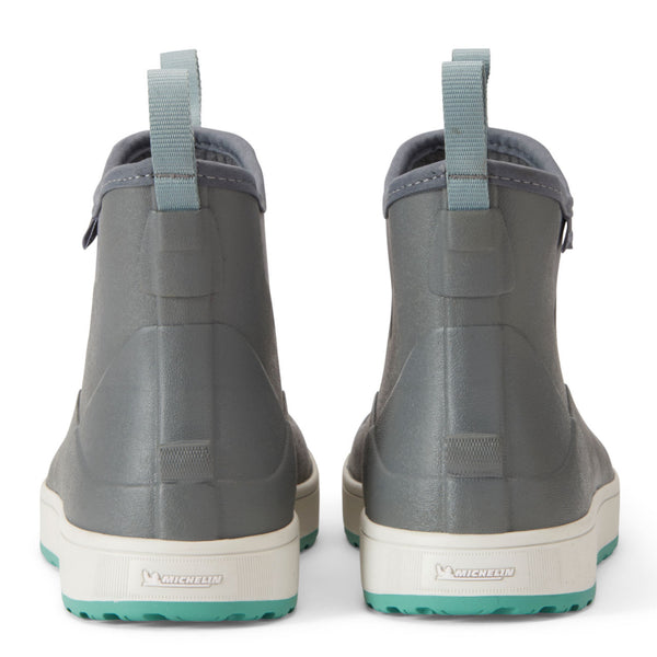 grey wading boots