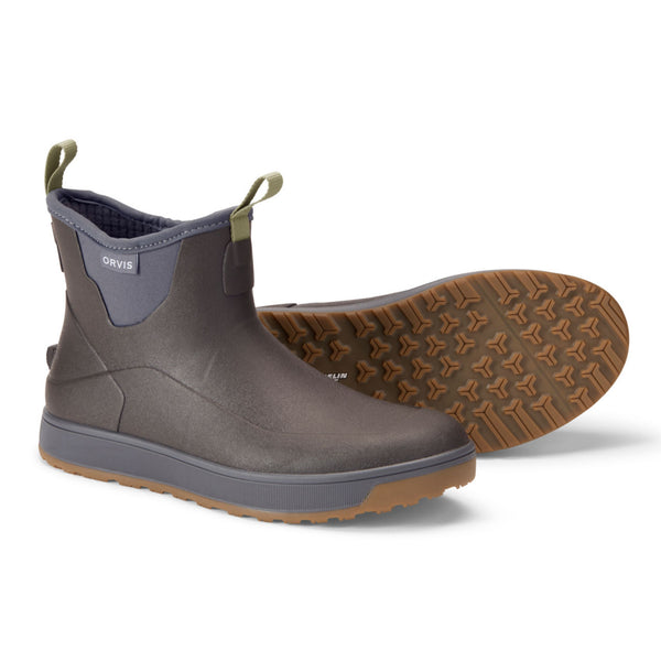 side view of Orvis wading boots
