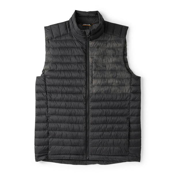 black vest on white background