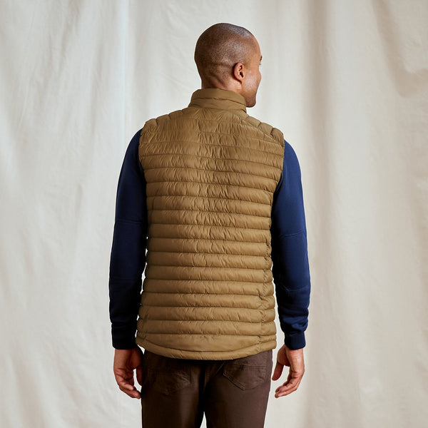 man with his back to the camera