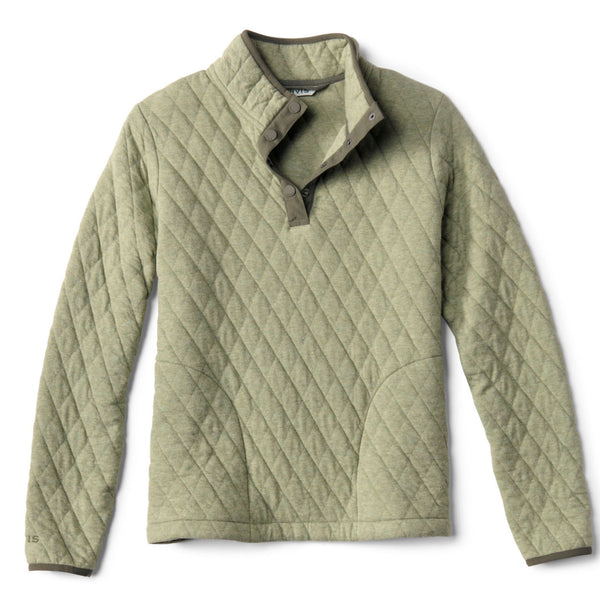 product image of green half zipped sweater