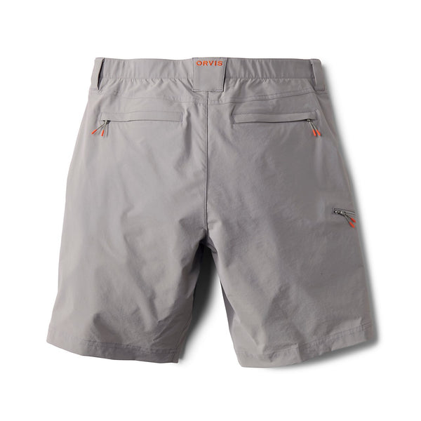 backside grey shorts with two pockets