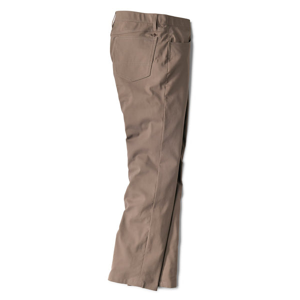 Brown pants on a white background