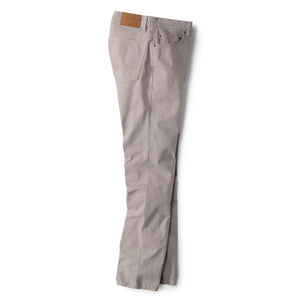 side of grey trousers