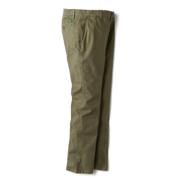 side dark green trousers