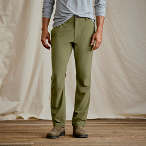 front details dark geen orvis trousers