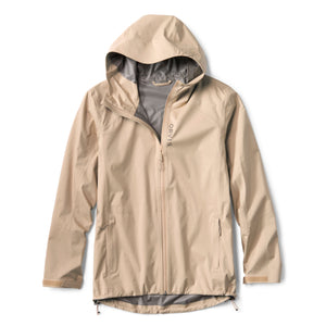 beige waterproof jacket from Orvis