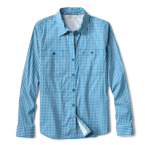 blue checkered shirt from Orvis