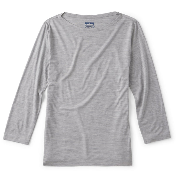 Outbound Merino 3/4-Sleeve Boatneck Tee