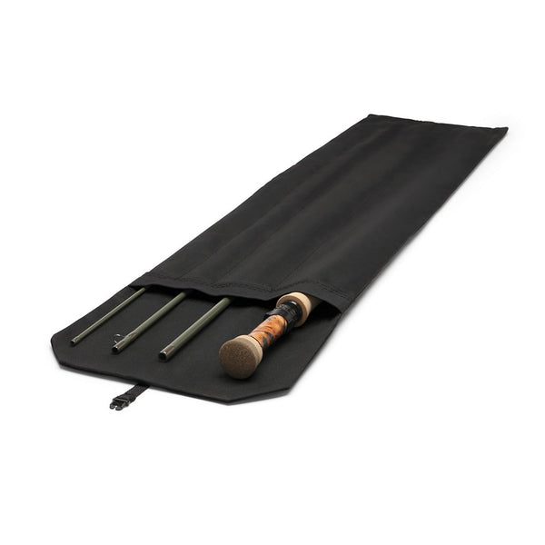 fly fishing rod packed in fly bag