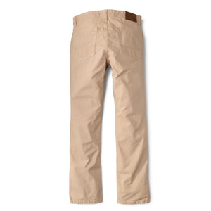 backside of beige trousers for men