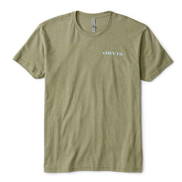 front of green t-shirt for men from Orvis