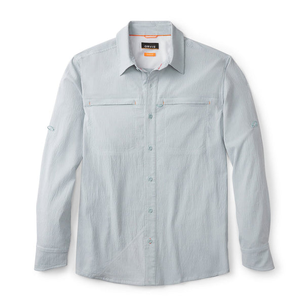 light blue shirt on white backrgound