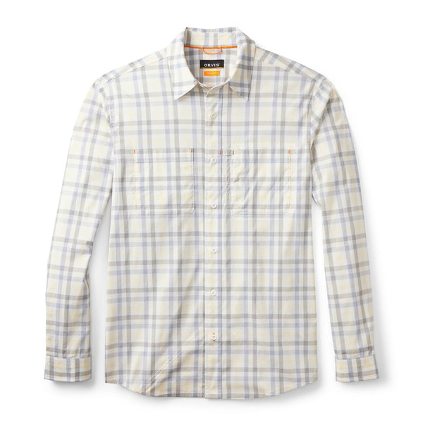 purple checkered shirt on white background
