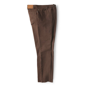 Brown pants on a white background