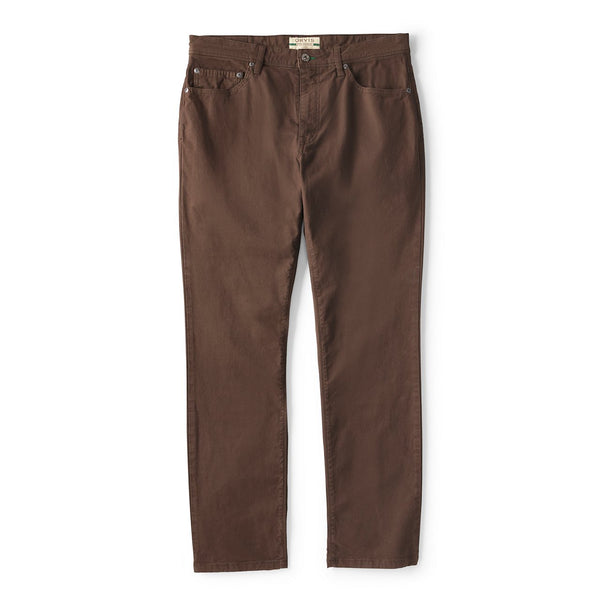 Brown pants on a white background