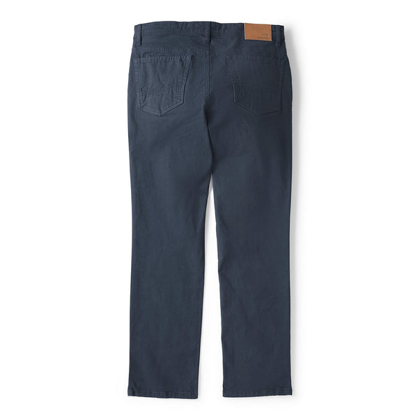 Navy blue pants on a white background