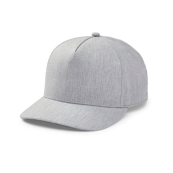 Grey cap on white background