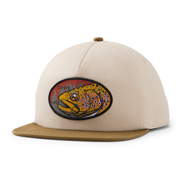 Brown Trout Flat Brim Hat