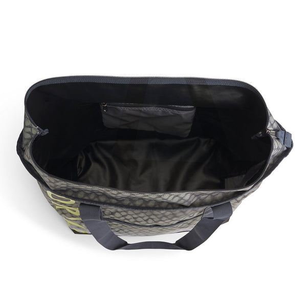 view inside bag on white background