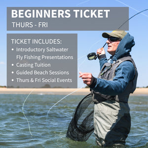 what beginners ticket Orvis fly fishing festival includes