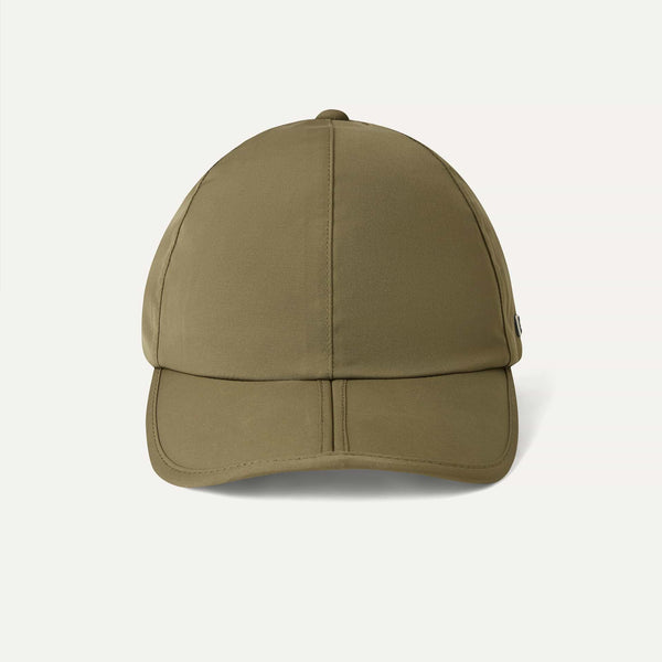Olive cap on white background