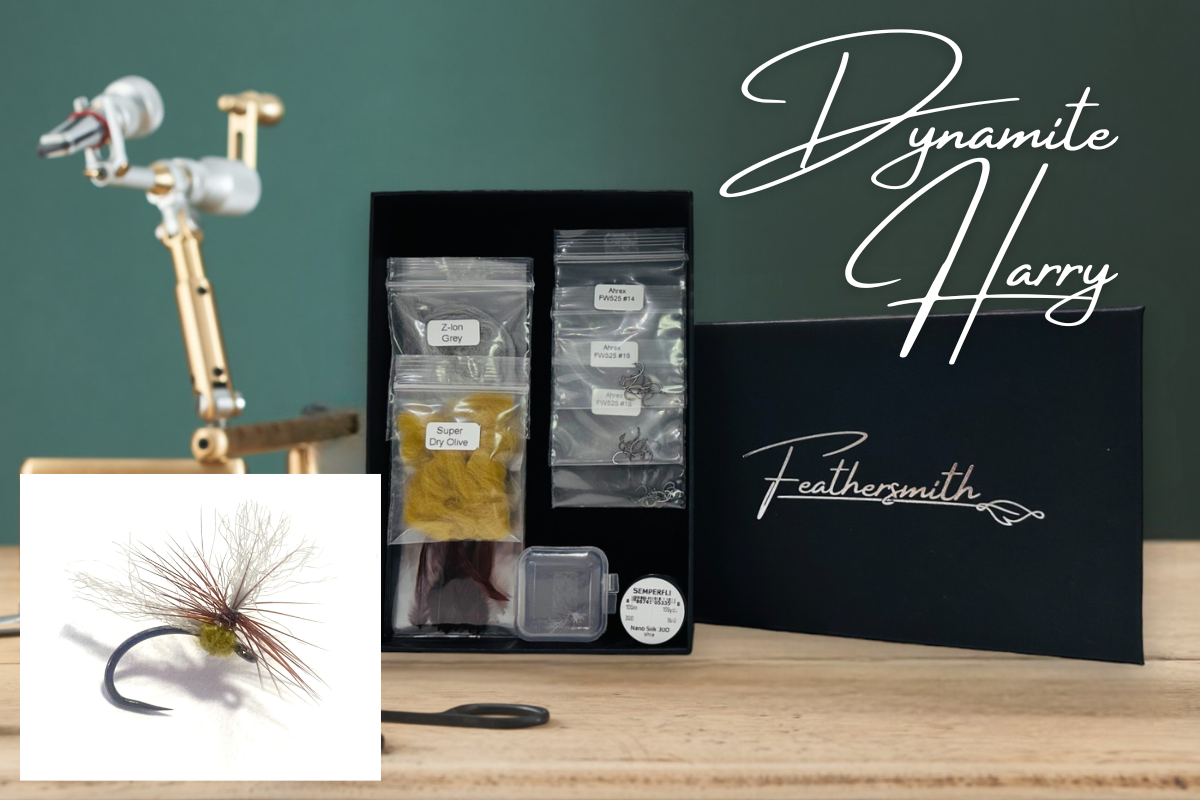 thumbnail image 2 of 4Trouts Dry Fly Tying Kit – Huge Starter Set With Hooks, Threads & Materials For Freshwater Bugs 2 of 5