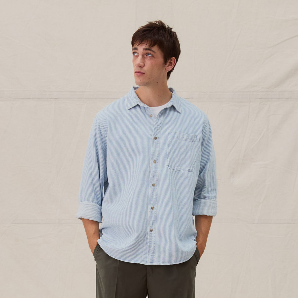 Orvis Fera Striped Denim Shirt | Fera Clothing | Orvis – Orvis UK